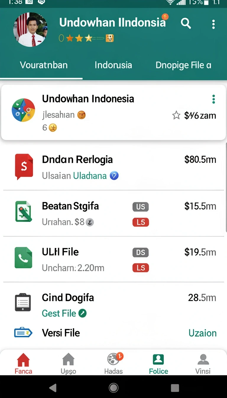 Tampilan utama aplikasi Review Aplikasi pt707 yang intuitif dan efisien.