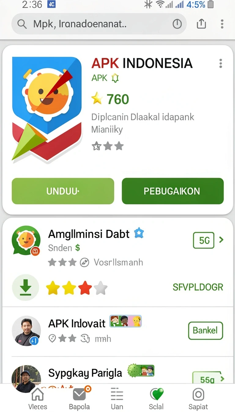 Tampilan utama aplikasi Review Aplikasi lokethoki yang intuitif dan efisien.